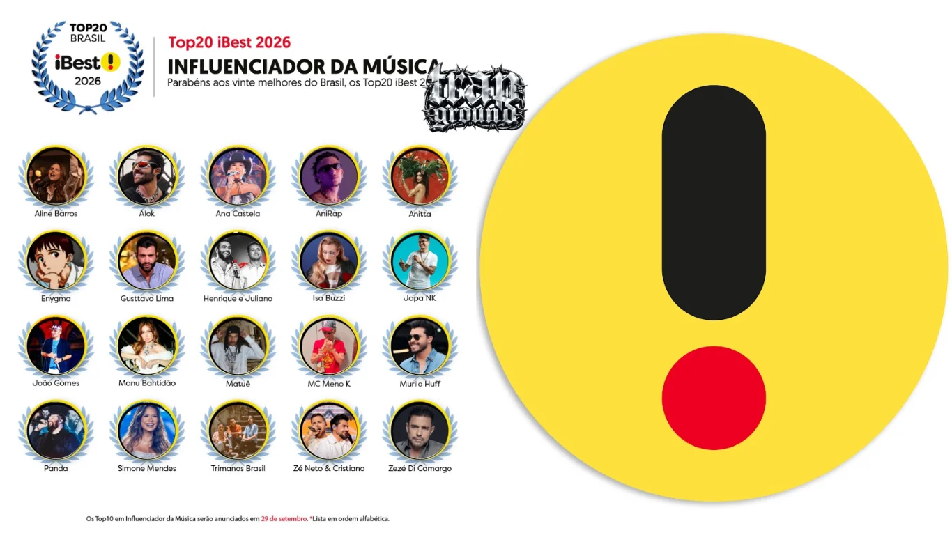 Matuê, AniRap e Enygma entram na lista dos 20 melhores Influenciadores da Música do iBest 2026